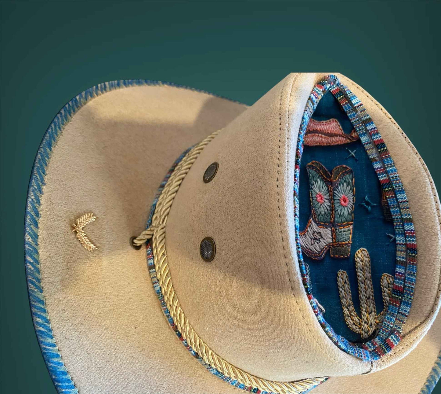 Custom Aussie Felt Hat: Elevate Your Style with the Cowboy Blue Edition