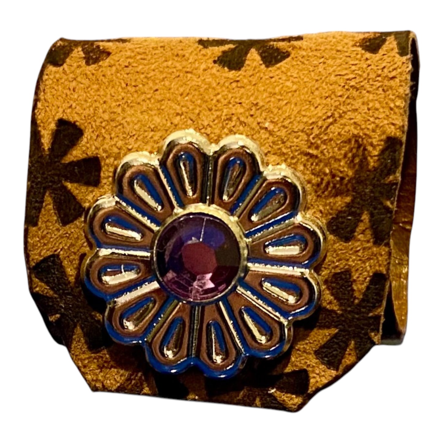 Handmade Leather Bandana Buckles