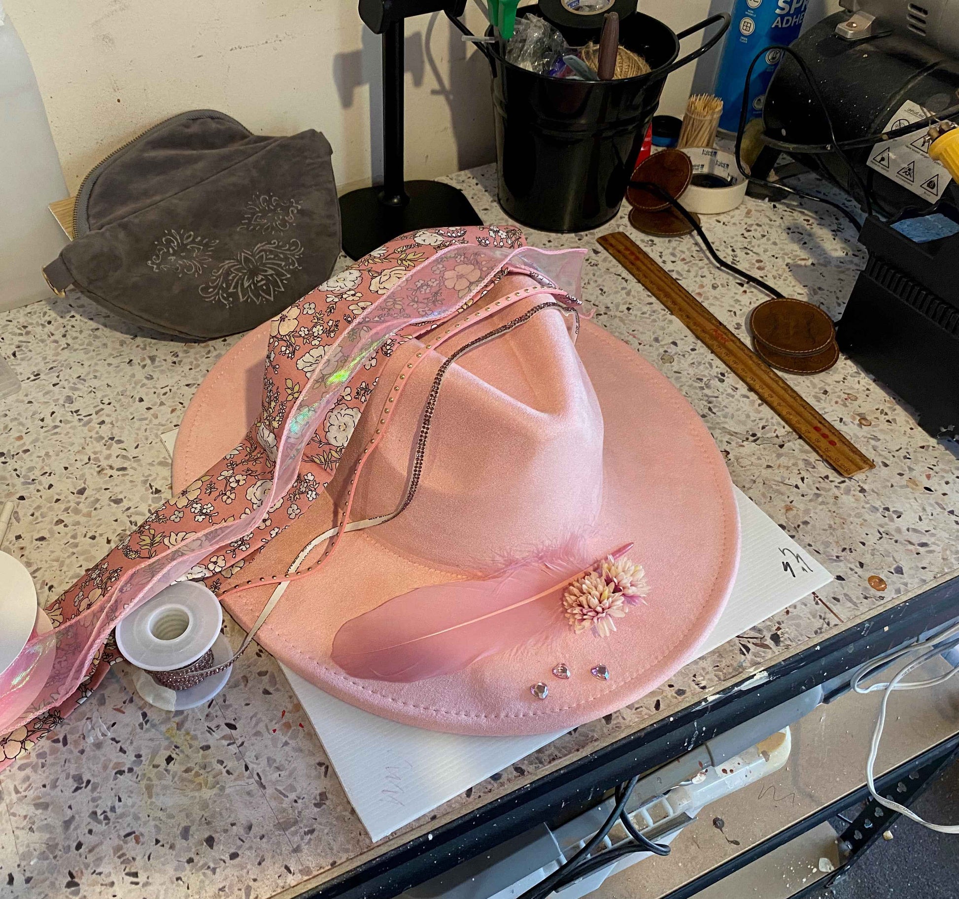 Pretty In Pink Fedora Hat: Elevate Your Style with Handcrafted Elegance