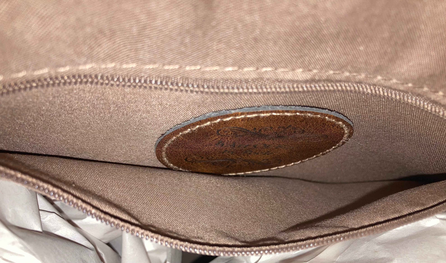 Hand Burned Vegan Suede Horse Bag – A Unique Accessory for Equestrian Lovers