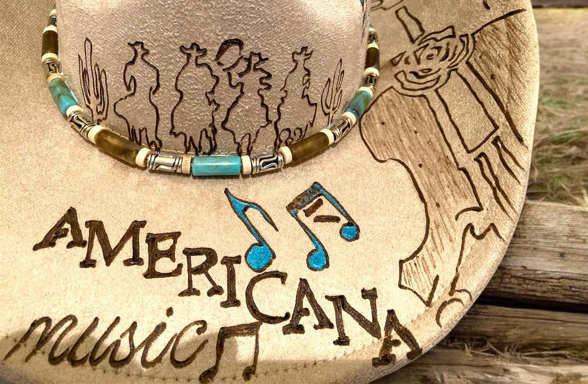 Elevate Your Style with the Deluxe Custom Cowboy Hat - Americana Music Edition