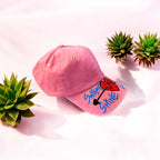 Sweat Now, Shine Later, hand painted sports cap