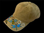 Bees and Dragonflies, hand painted baseball cap