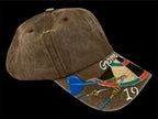 Game On! Darts Fan/Dartboard Ball Cap, hand painted