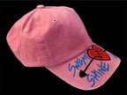 Sweat Now, Shine Later, hand painted sports cap
