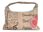 Coyote Ugly/Country's Cool Again, Large Hand burned Bag