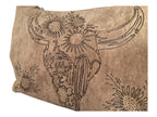 Lainey Wilson/Bull's Head,  Large Bag,  Hand burned