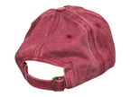 Scottish Thistle Cap, Hand painted, berry colour