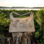 Outback Country/Friend Poem Large Hand burned bag