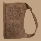 Mandala Designs Large Hand burned bag (single-sided burn)