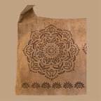 Mandala Designs Large Hand burned bag (single-sided burn)