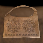 Mandala Designs Large Hand burned bag (single-sided burn)