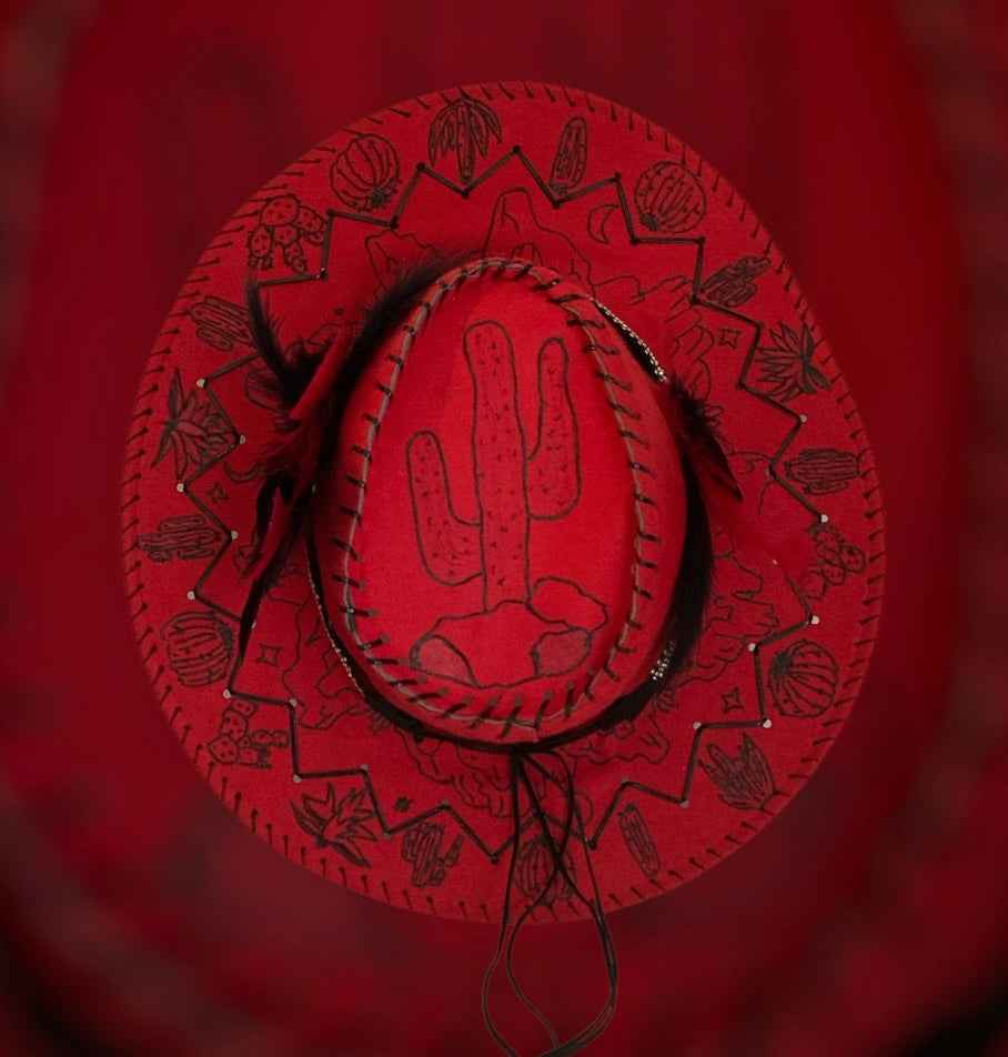 Cacti & Mesa Custom Hat: Elevate Your Style with Southwest Whimsy