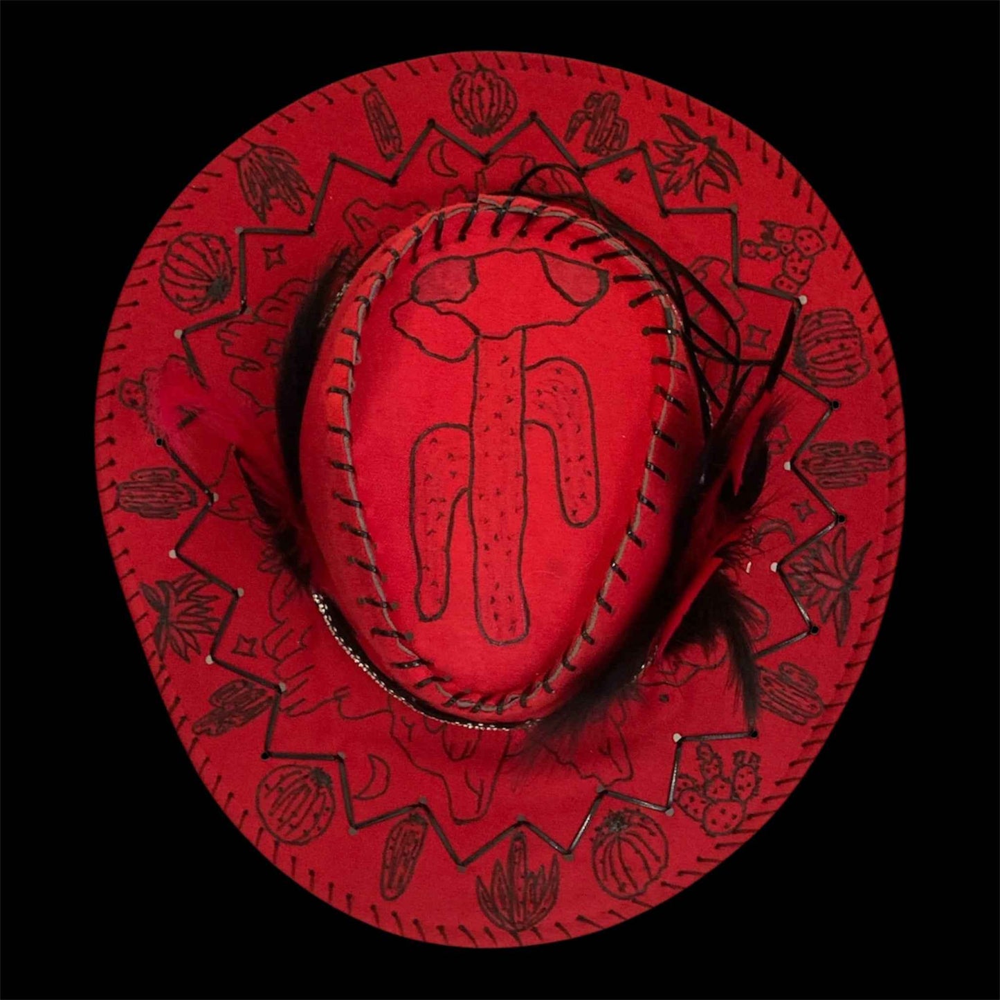 Cacti & Mesa Custom Hat: Elevate Your Style with Southwest Whimsy