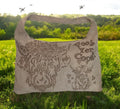 Highland Cows "Foo's Yer Coos" Design Large Hand burned bag (single-sided burn)