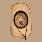 OOAK Custom Cowboy Hat "Tulips Or Daisies" 100% handburned Original Mackenzie Carpenter Fan hat