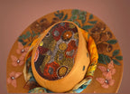 Australiana "Gumnuts" OOAK Custom Hat in Tan size 57 fits most