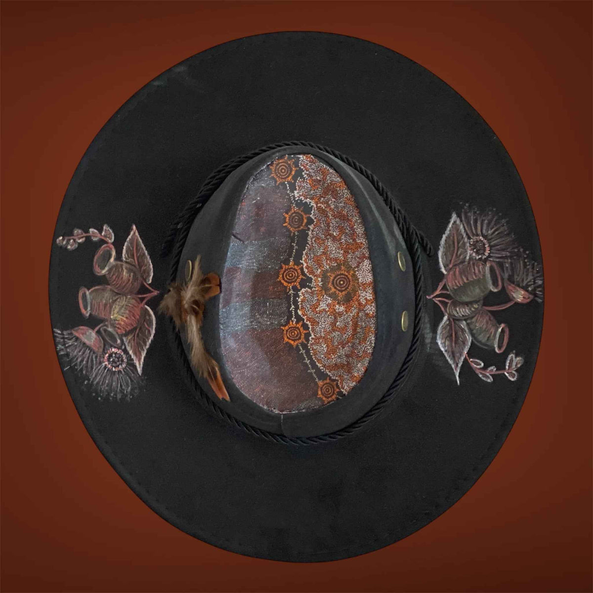 Custom Lightweight Felt Hat - Australiana Man's Unique Western Block Design