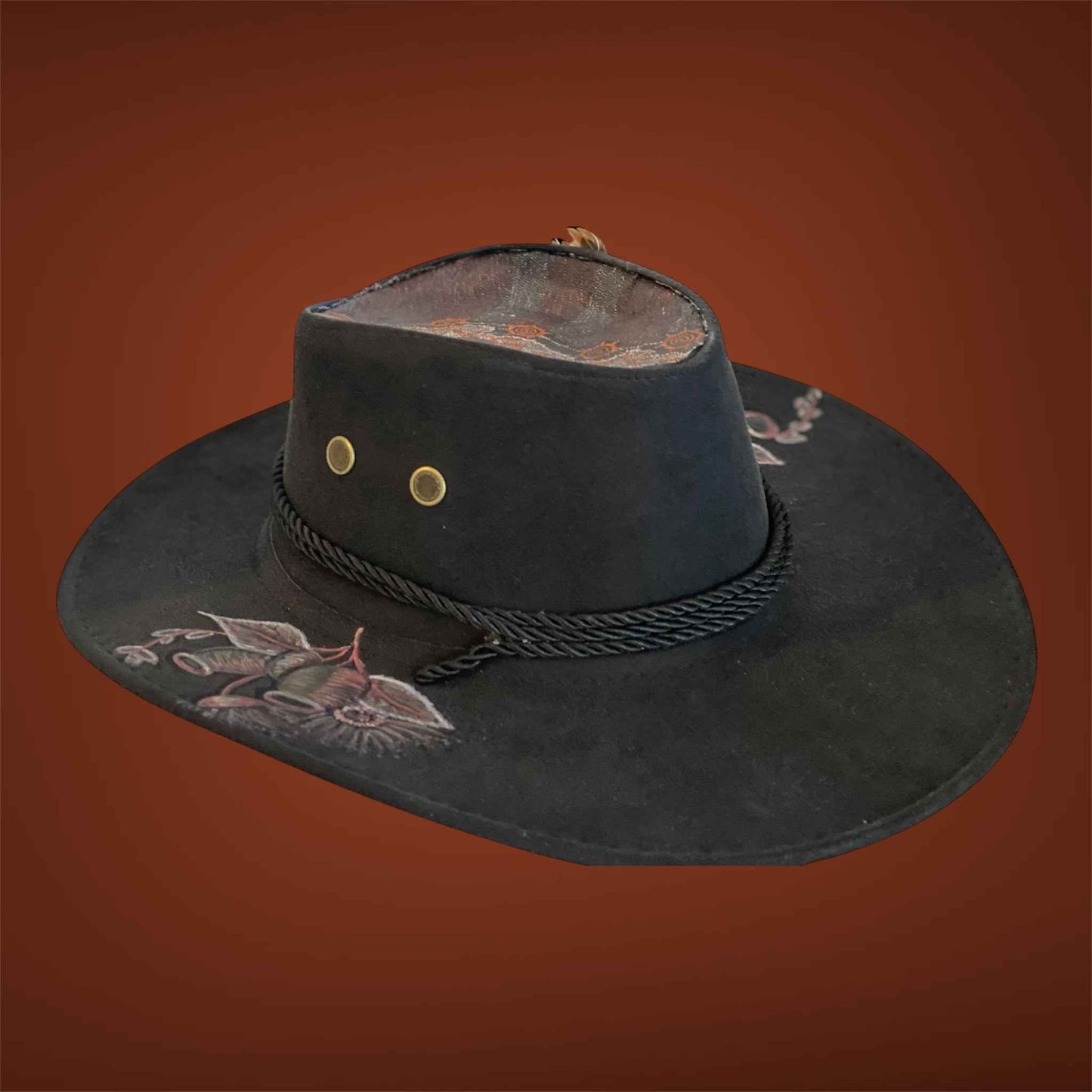 Custom Lightweight Felt Hat - Australiana Man's Unique Western Block Design