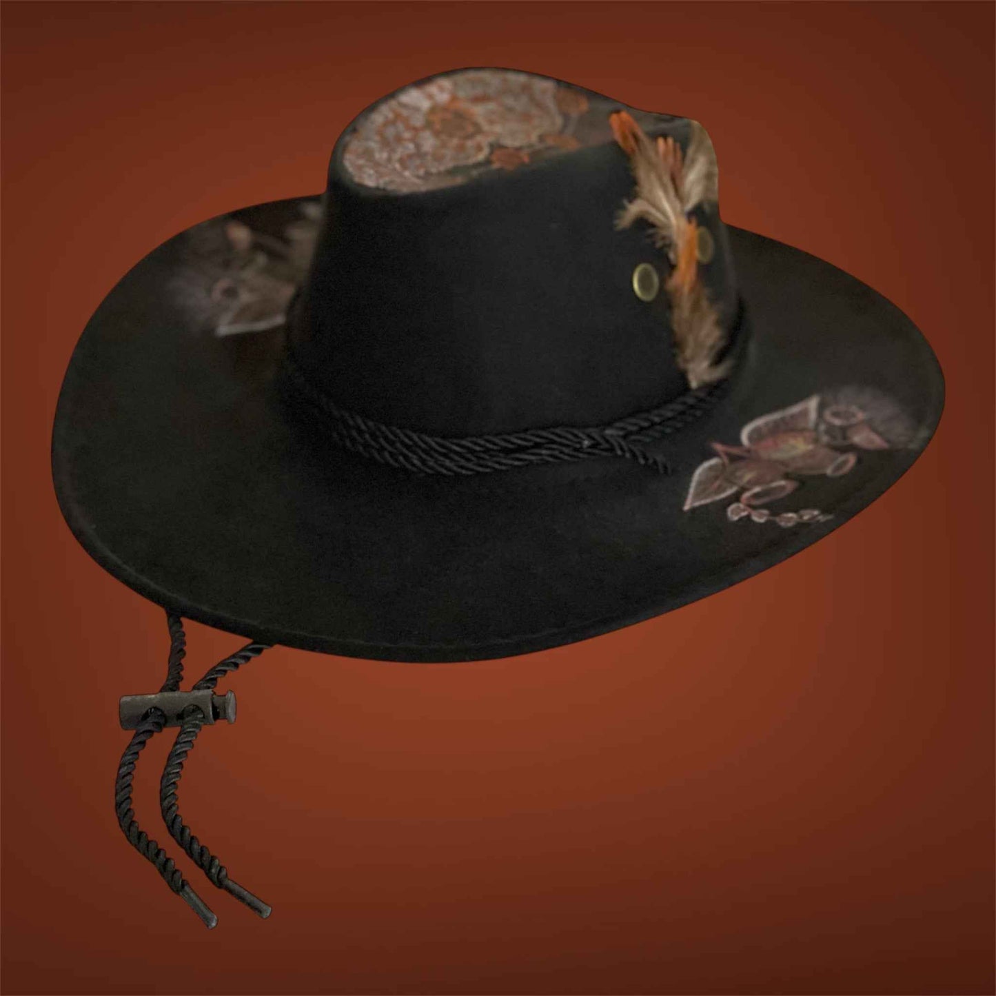 Custom Lightweight Felt Hat - Australiana Man's Unique Western Block Design