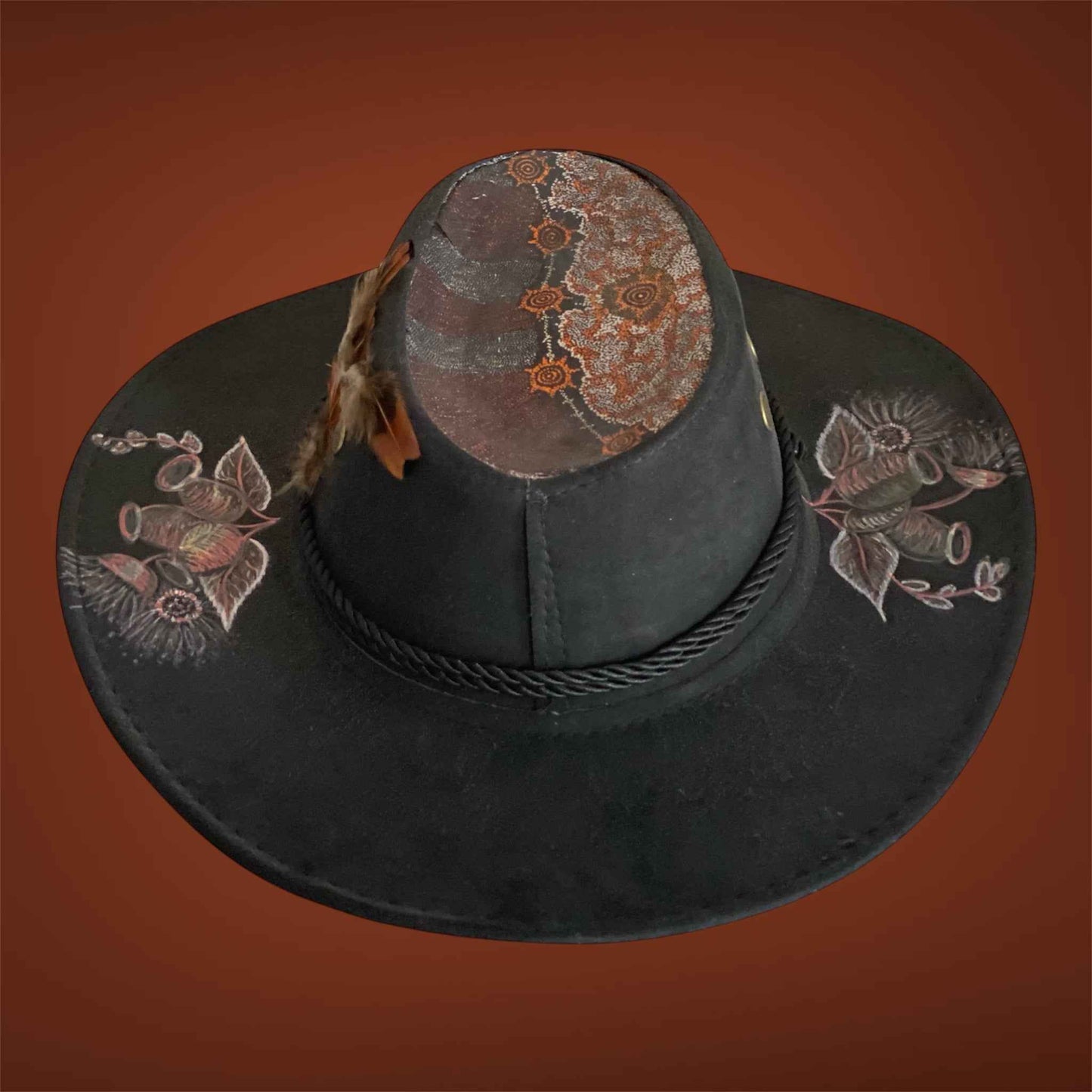 Custom Lightweight Felt Hat - Australiana Man's Unique Western Block Design