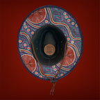 Australiana "Kookaburra Kingdom" OOAK Custom Hat in Navy size 57 fits most