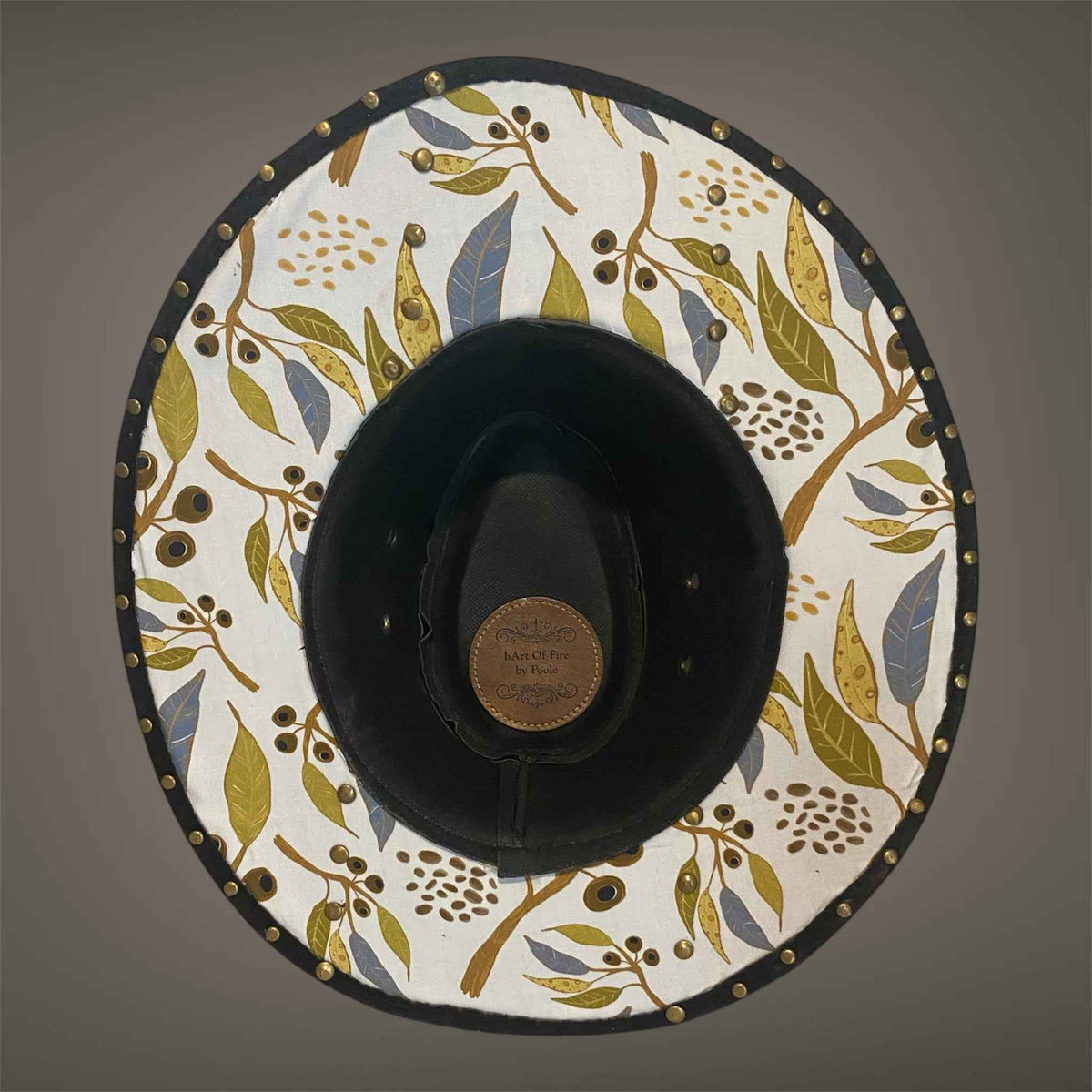 "Bull Python": Custom Snakeskin Lightweight Felt Hat, Western Block