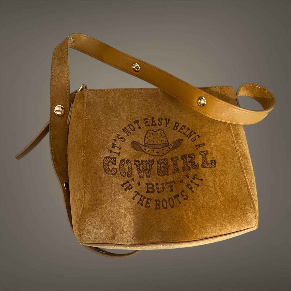 Custom Suedette Shoulder Bag – Stylish Touch for Cowgirls