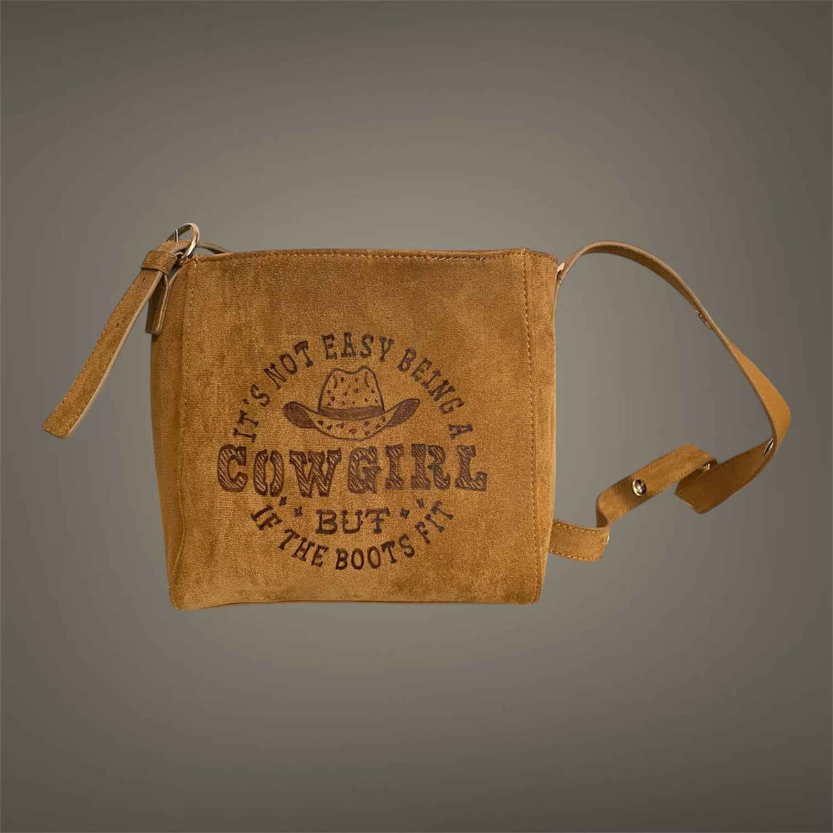 Custom Suedette Shoulder Bag – Stylish Touch for Cowgirls
