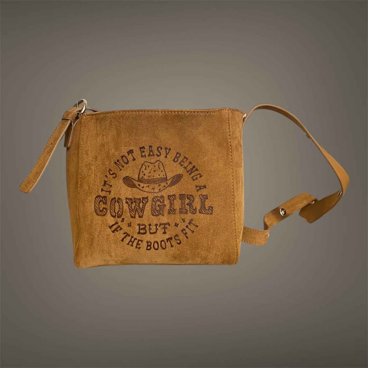 Custom Suedette Shoulder Bag – Stylish Touch for Cowgirls