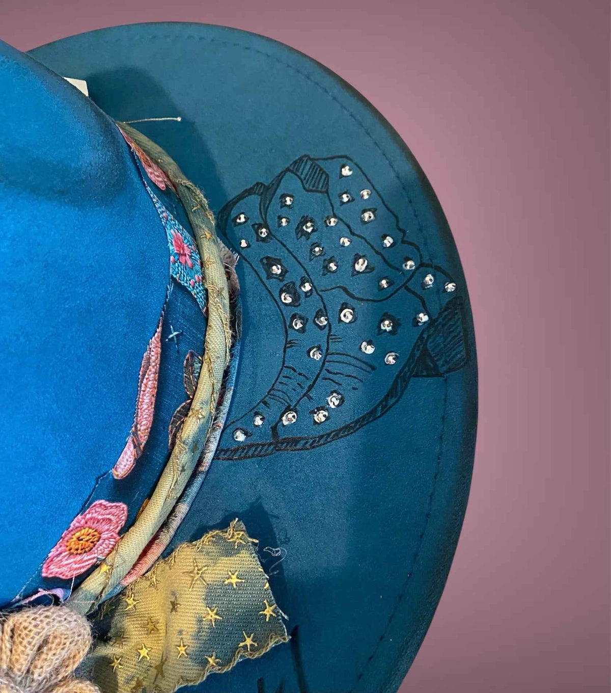 Discover Your Style with Our Deluxe Custom Fedora Hat: My Boots Made Me Do It