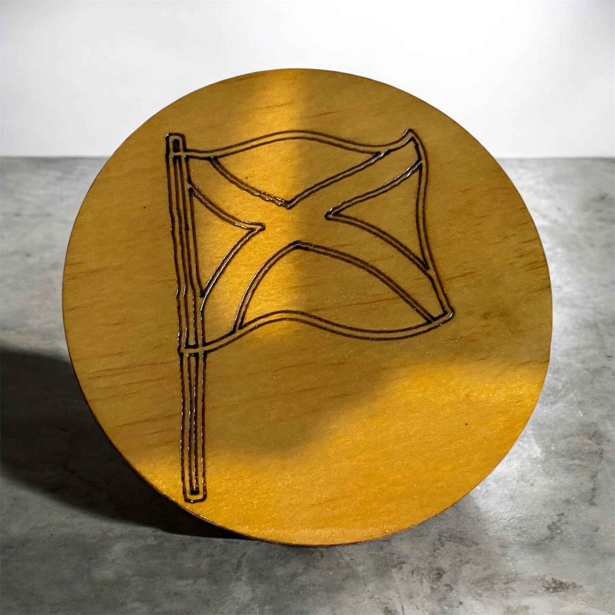 Handmade Wood-Burned Coasters: Unique Plywood Bar Coasters for Every Occasion