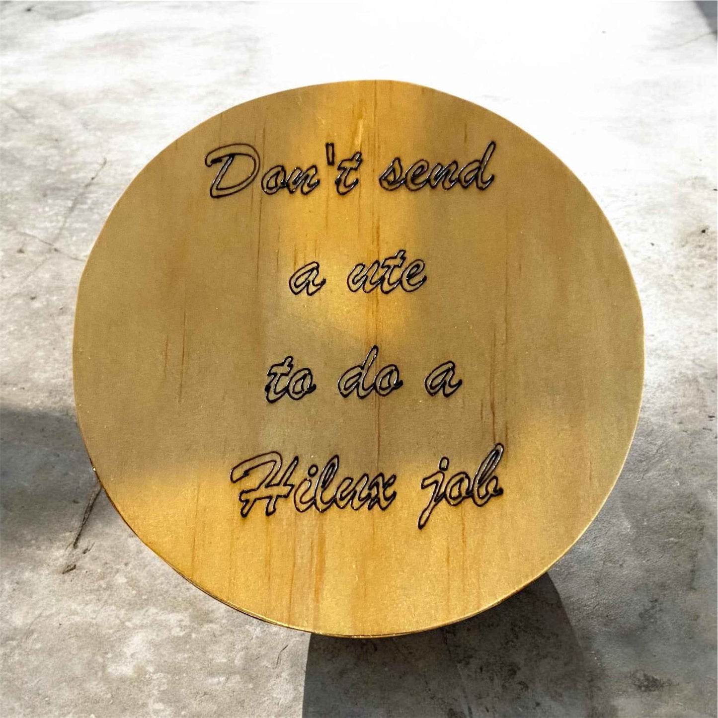 Handmade Wood-Burned Coasters: Unique Plywood Bar Coasters for Every Occasion