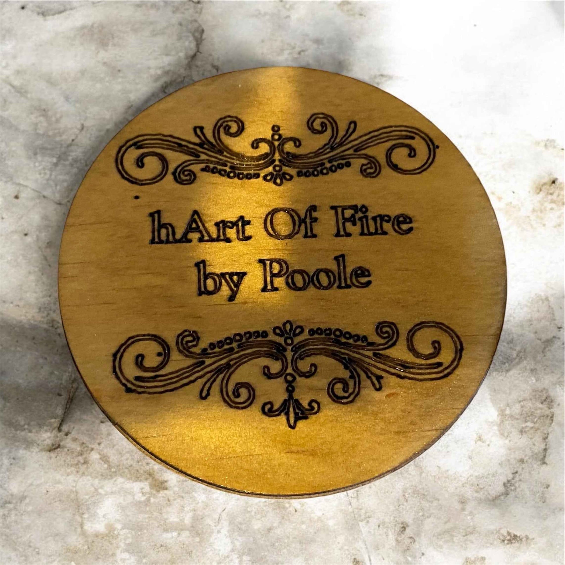 Handmade Wood-Burned Coasters: Unique Plywood Bar Coasters for Every Occasion