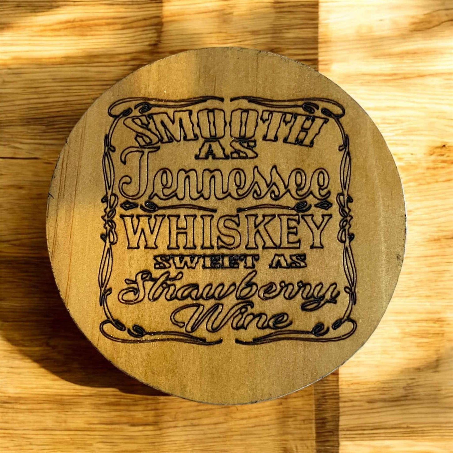 Handmade Wood-Burned Coasters: Unique Plywood Bar Coasters for Every Occasion
