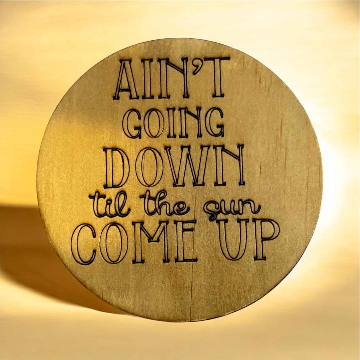 Handmade Wood-Burned Coasters: Unique Plywood Bar Coasters for Every Occasion