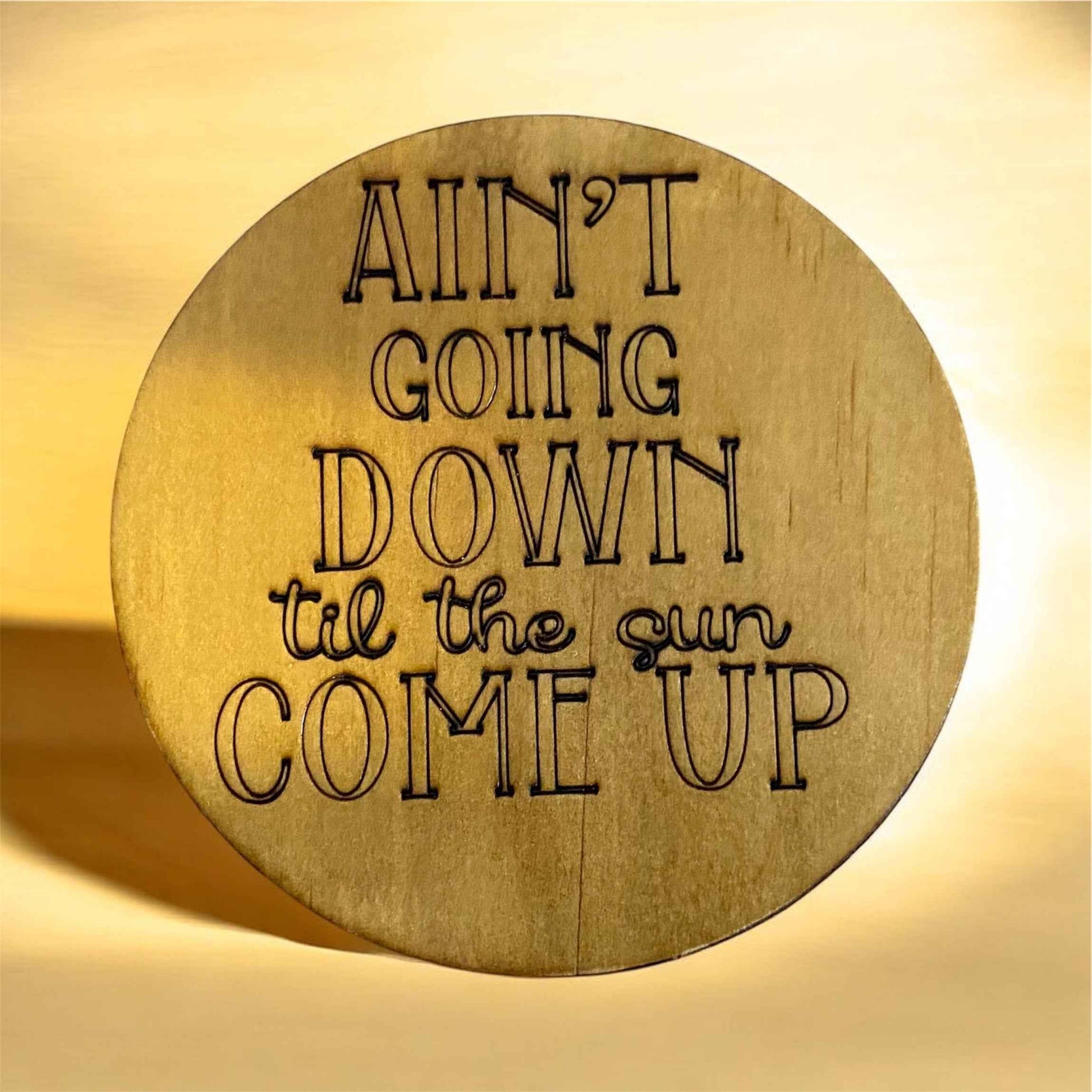 Handmade Wood-Burned Coasters: Unique Plywood Bar Coasters for Every Occasion
