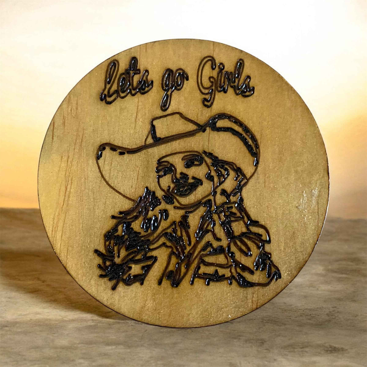 Handmade Wood-Burned Coasters: Unique Plywood Bar Coasters for Every Occasion