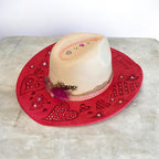 Vegan Suede Diamante Cowboy Hat: Country Soul