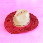 Vegan Suede Diamante Cowboy Hat: Country Soul