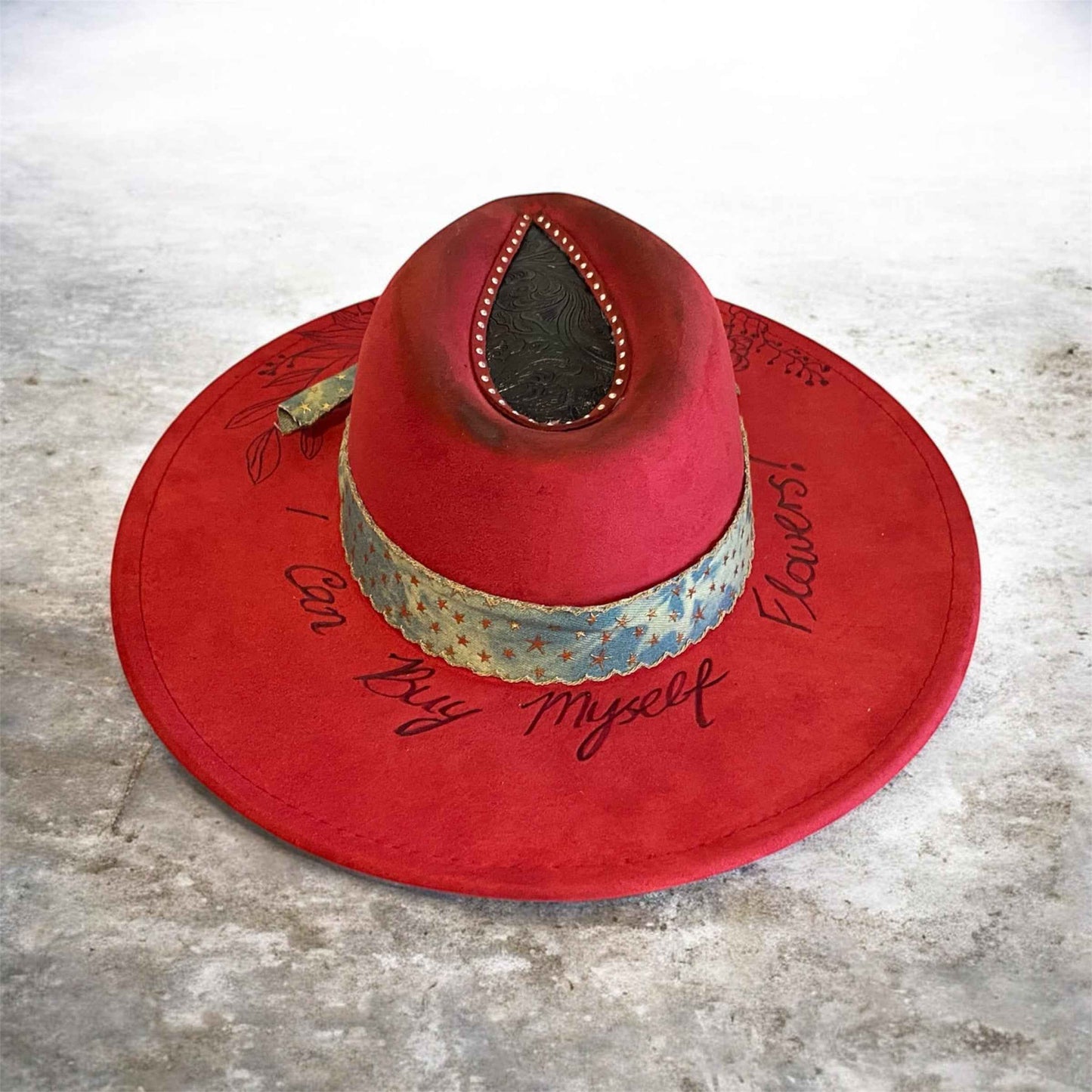 Elevate Your Style with the I Can Buy Myself Flowers Custom Fedora Hat