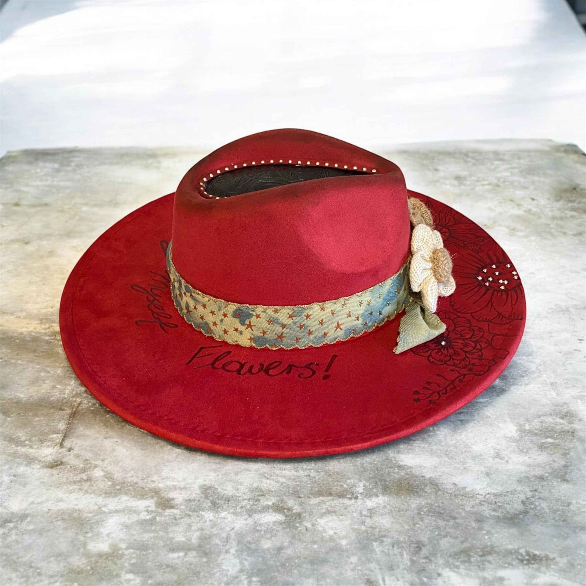 Elevate Your Style with the I Can Buy Myself Flowers Custom Fedora Hat