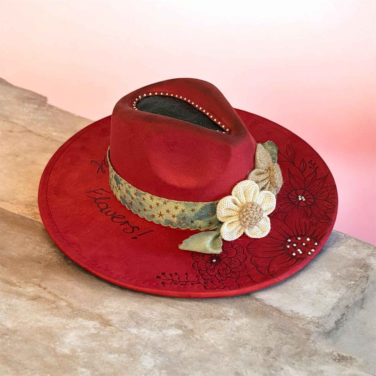 Elevate Your Style with the I Can Buy Myself Flowers Custom Fedora Hat
