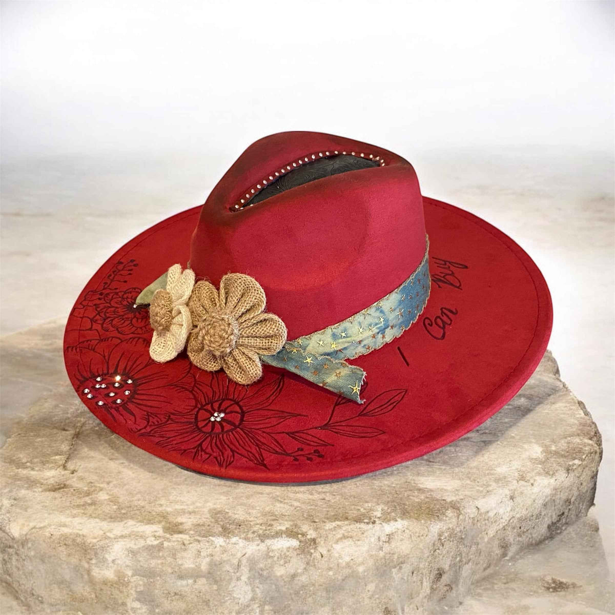 Elevate Your Style with the I Can Buy Myself Flowers Custom Fedora Hat