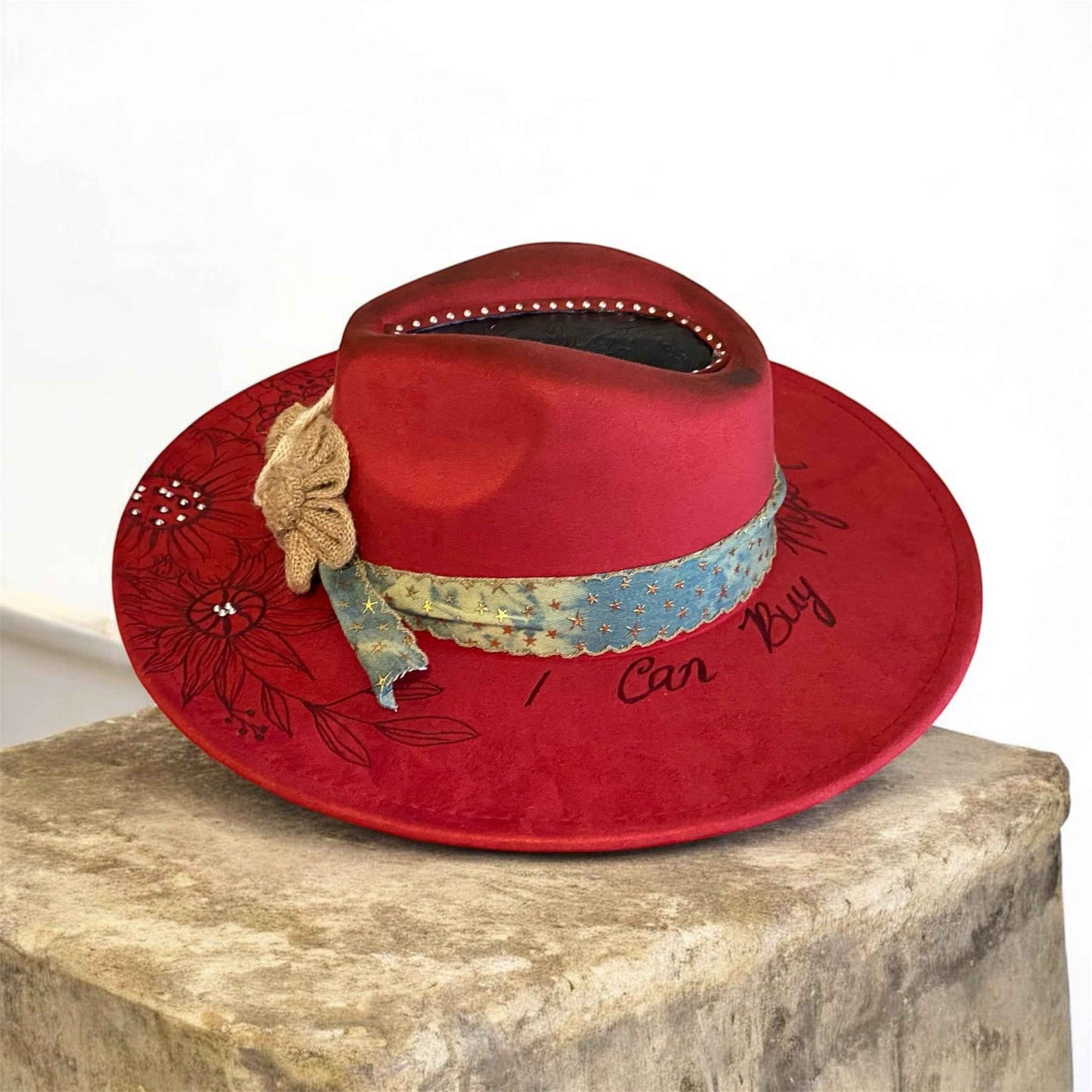 Elevate Your Style with the I Can Buy Myself Flowers Custom Fedora Hat