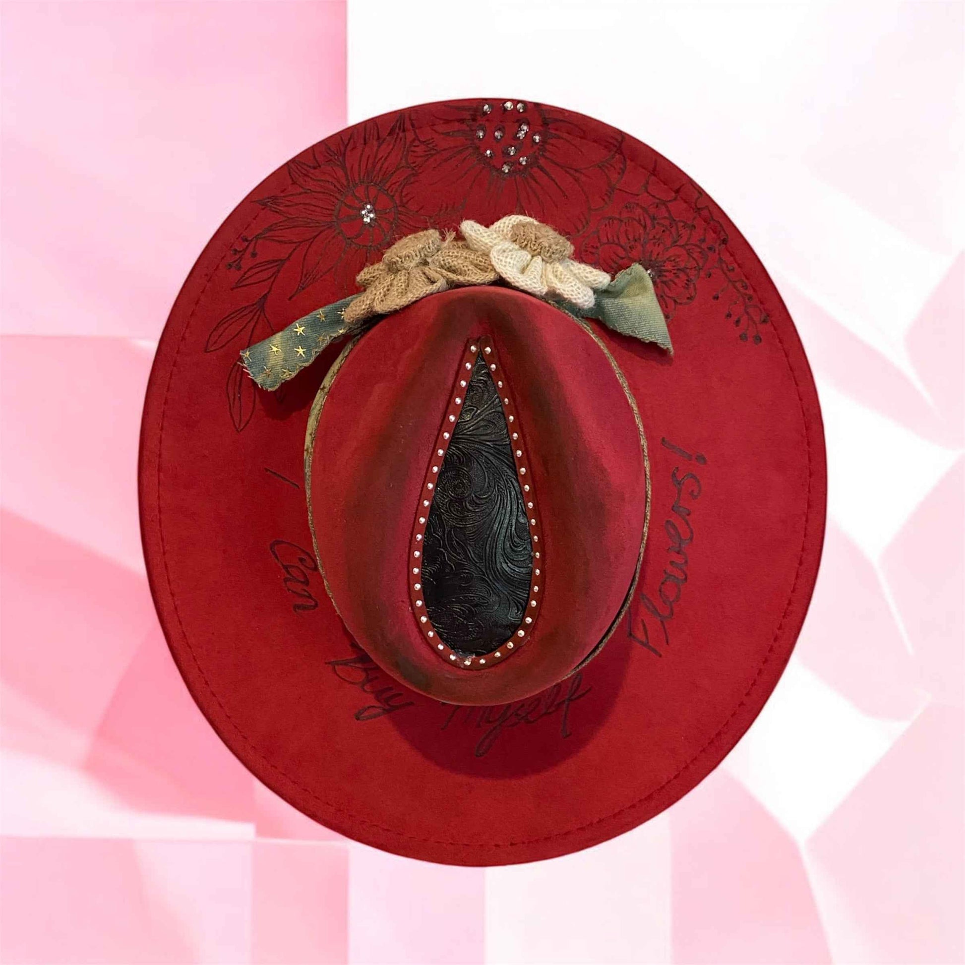 Elevate Your Style with the I Can Buy Myself Flowers Custom Fedora Hat