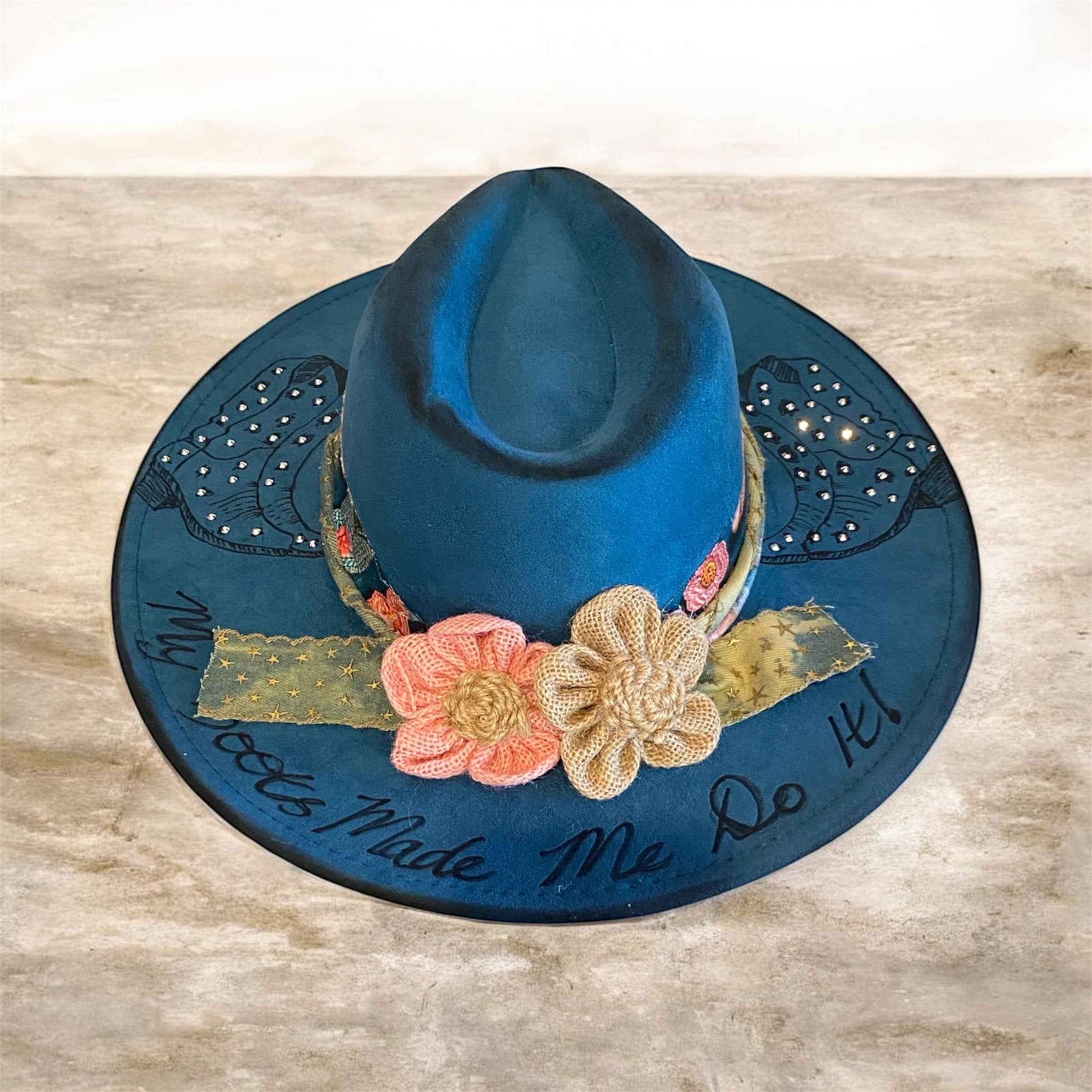 Discover Your Style with Our Deluxe Custom Fedora Hat: My Boots Made Me Do It