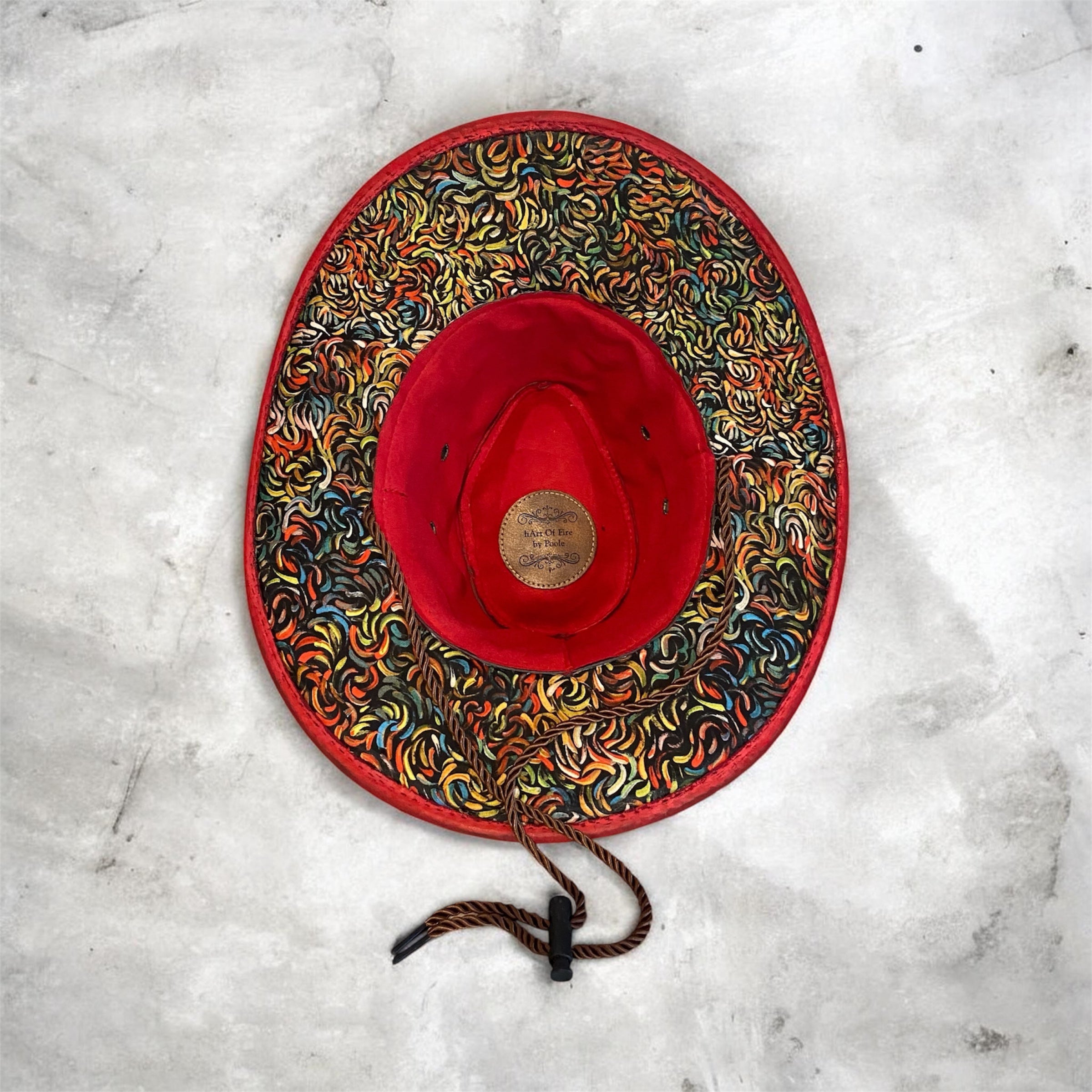 Aussie Croc-A-Gator "The Water's Fine" Red custom Hat