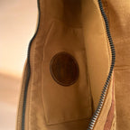 Custom Suedette Medium Shoulder Bag, Single sided burn, country scene
