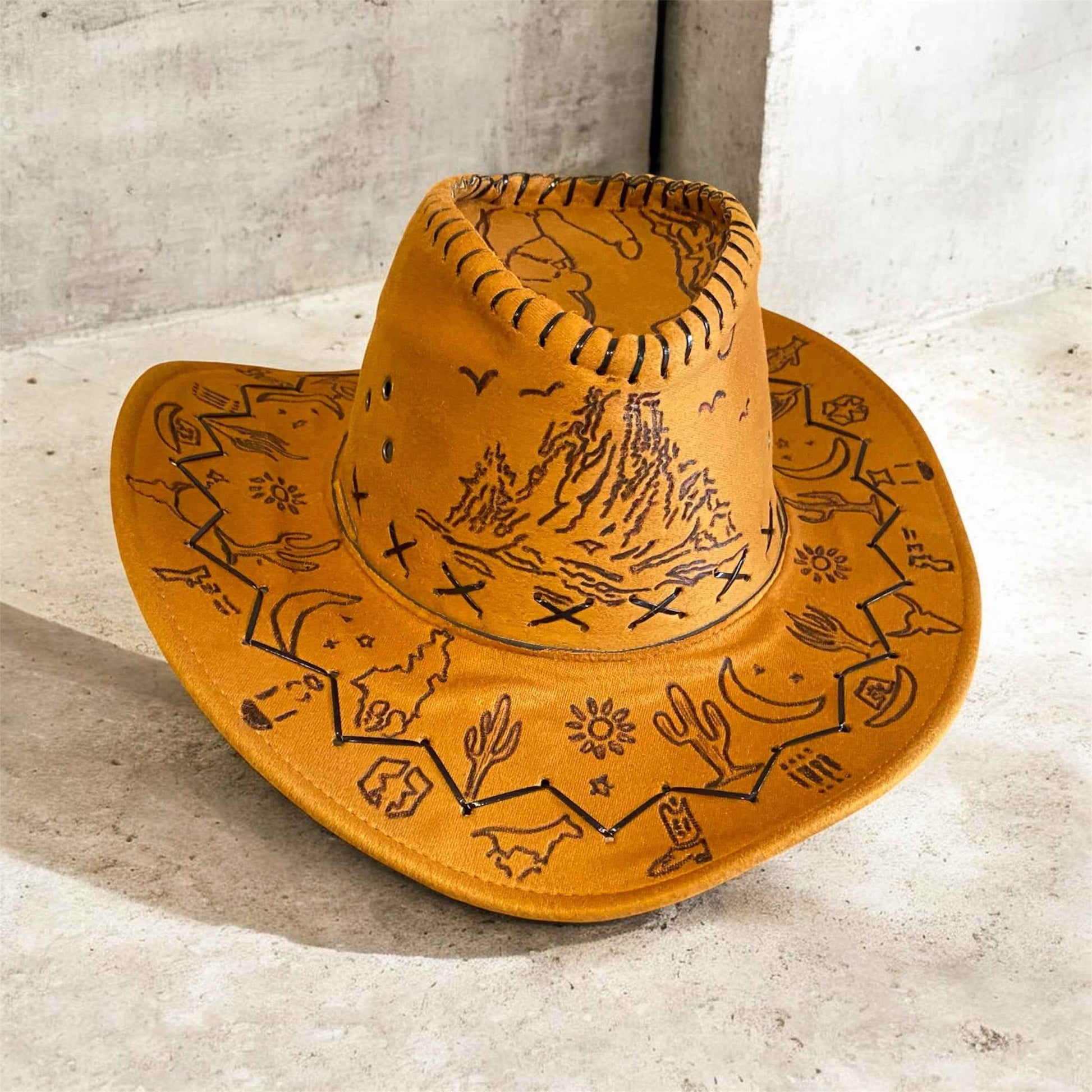 Custom Kids Felt Hat - Wild West Whimsy Youth Ranch Style
